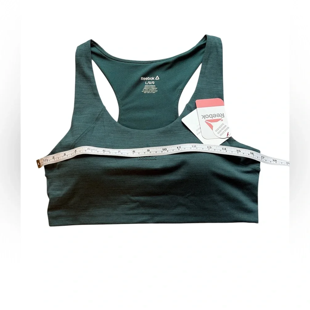 Reebok Women's Dark Teal Sports Bra - Picture 5 of 7